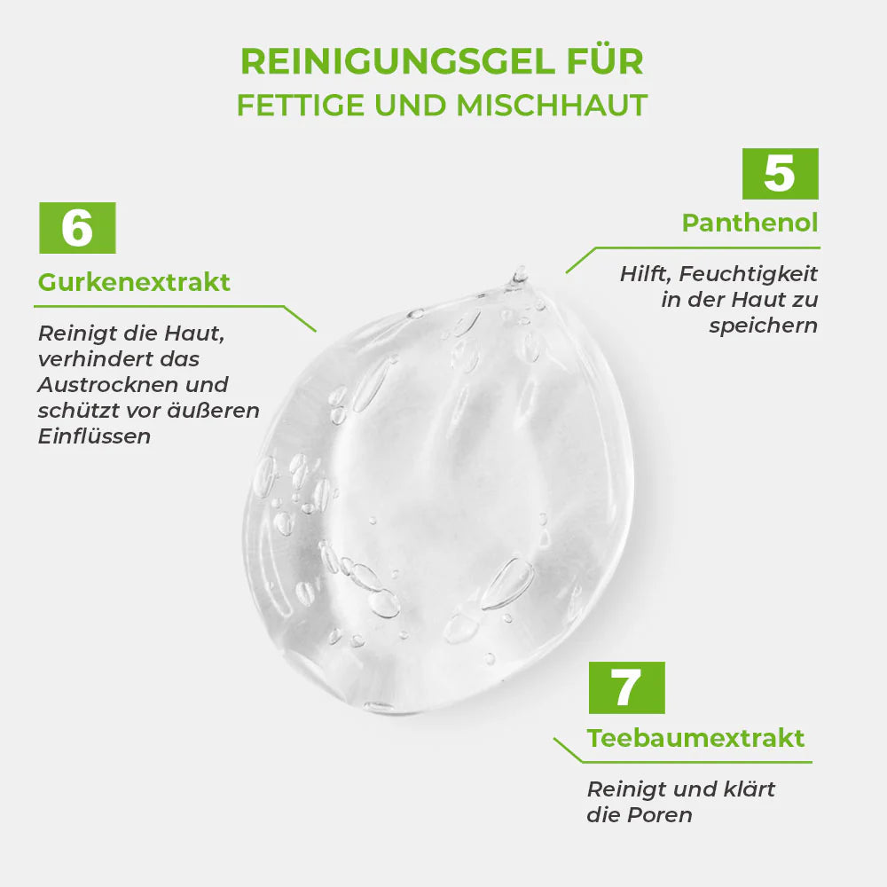 Sinoz Gesichtsreinigungsgel für fettige Haut und Mischhaut 400ml