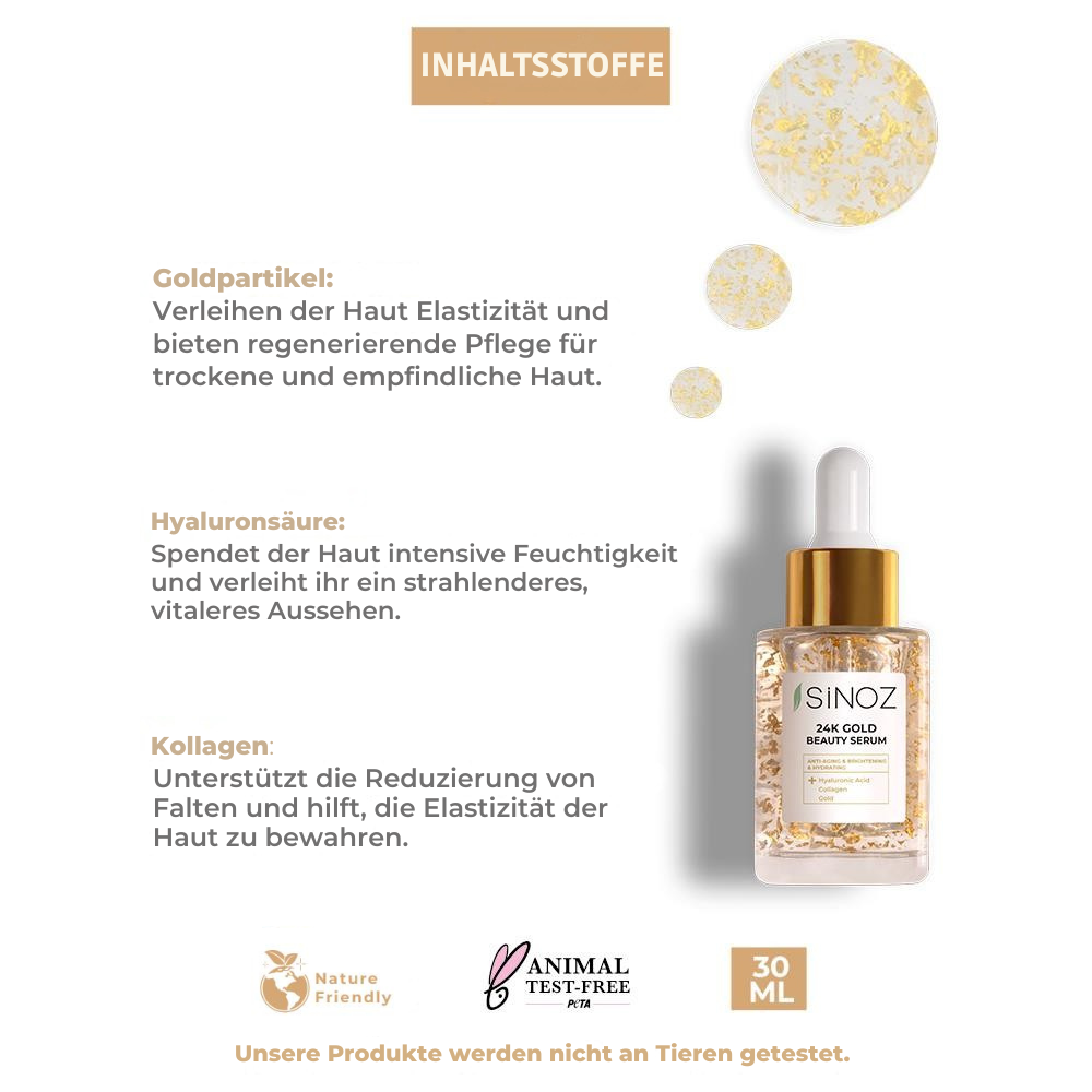 Sinoz 24K Gold Anti-Falten Serum 30ml