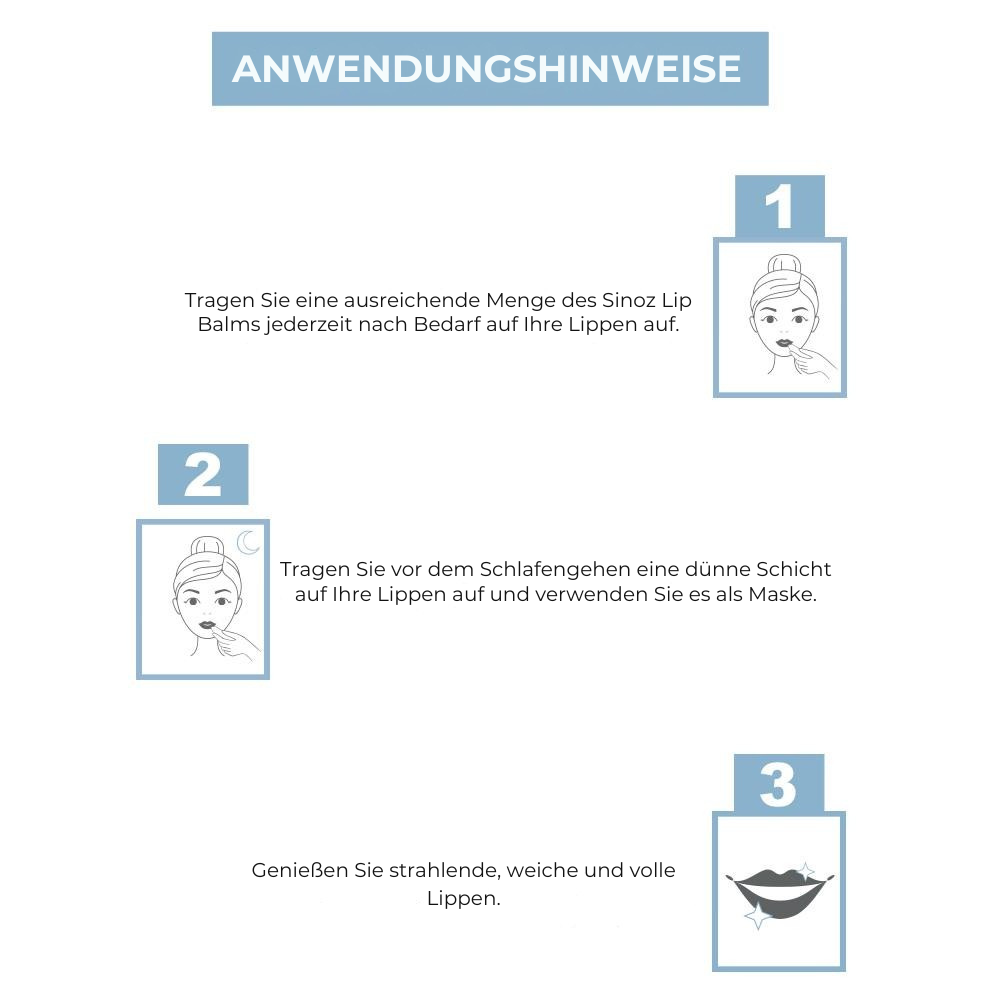 Sinoz Intensiv Feuchtigkeitsspendender Lippenbalsam 10 g
