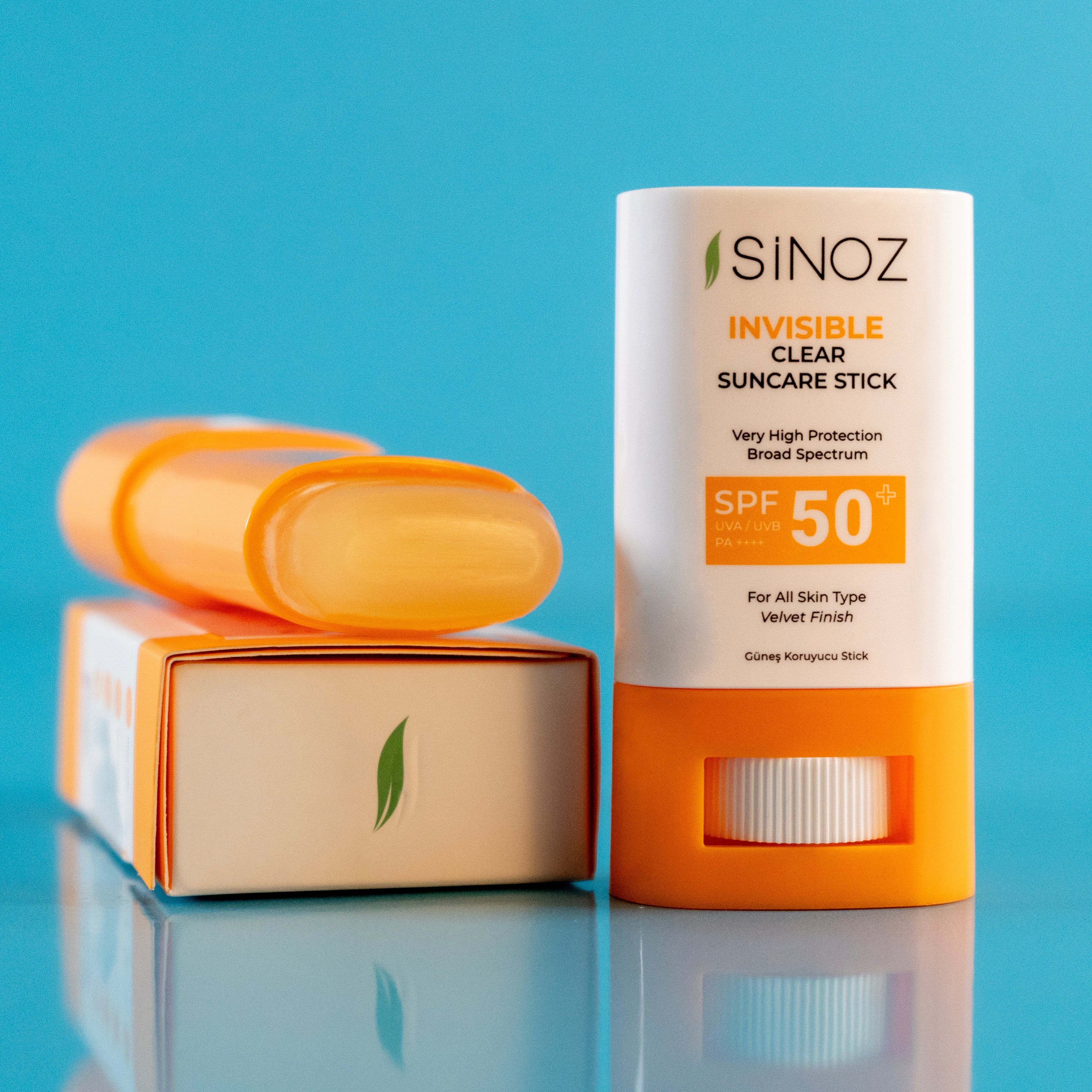 Sinoz SPF50+ Transparenter Sonnenstick 15 g