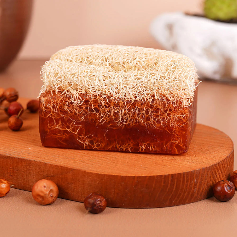 Pür Doğal 100% Natürliche Kürbisfaser Seife mit Argan Öl 130gr