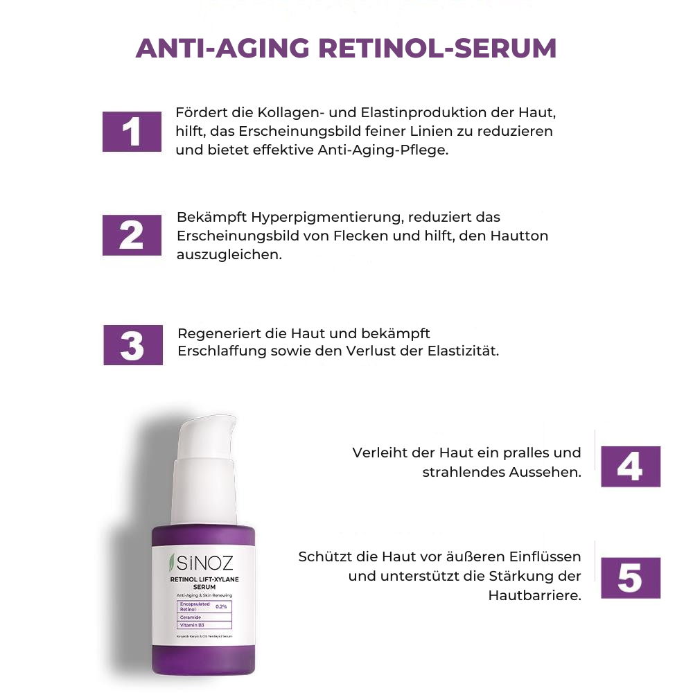 Sinoz Retinol Lift-Xylane Serum 30ml