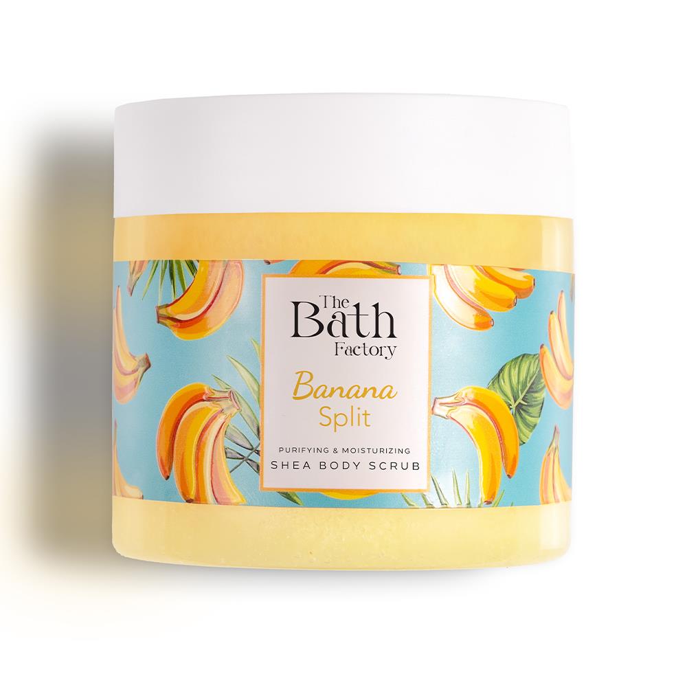 The Bath Factory Banana Split Shea Körperpeeling 300g