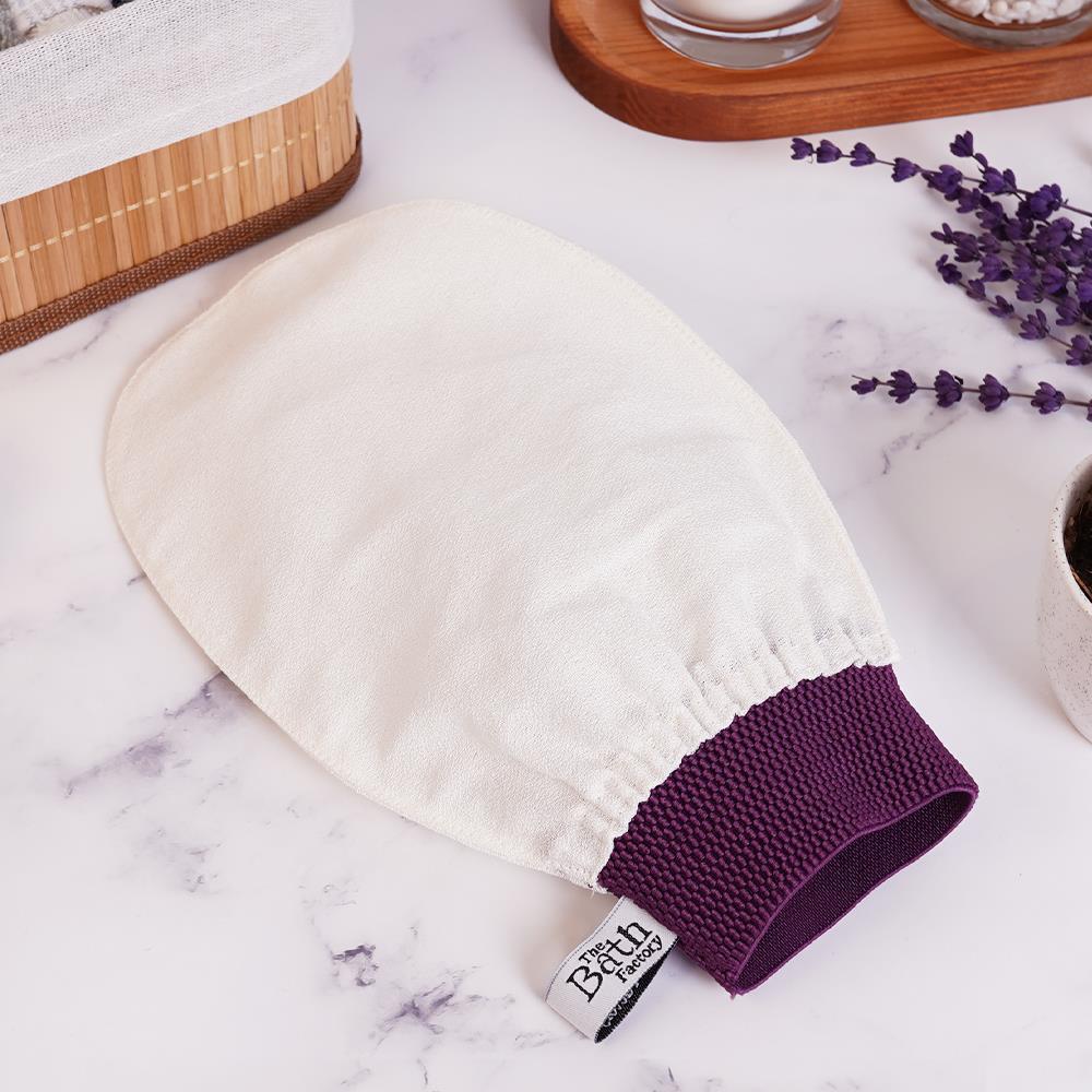 The Bath Factory Seiden-Badehandschuh