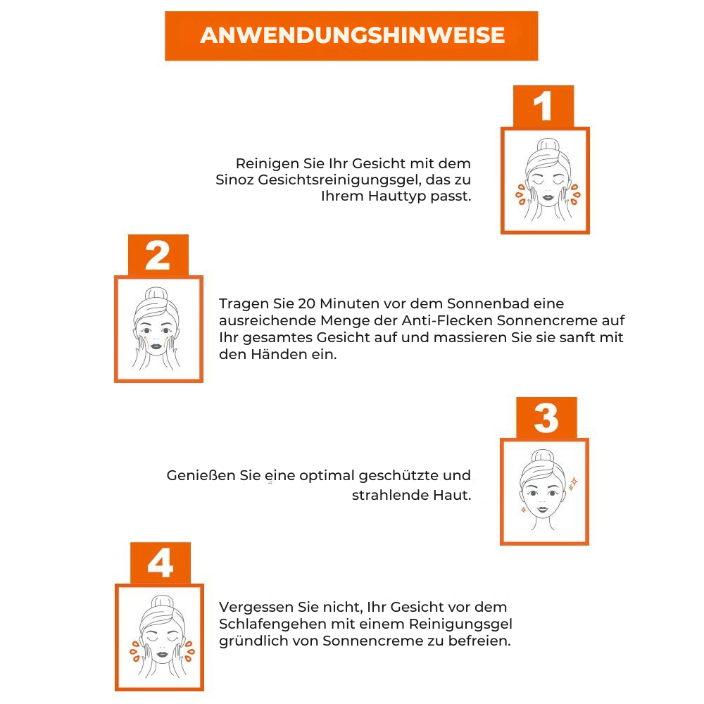 Sinoz Flüssigsonnencreme für fleckige Haut SPF 50+ 50ml