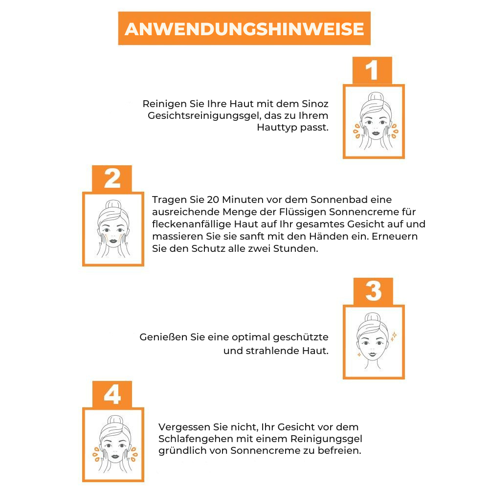 Sinoz SPF50+ Transparenter Sonnenstick 15 g