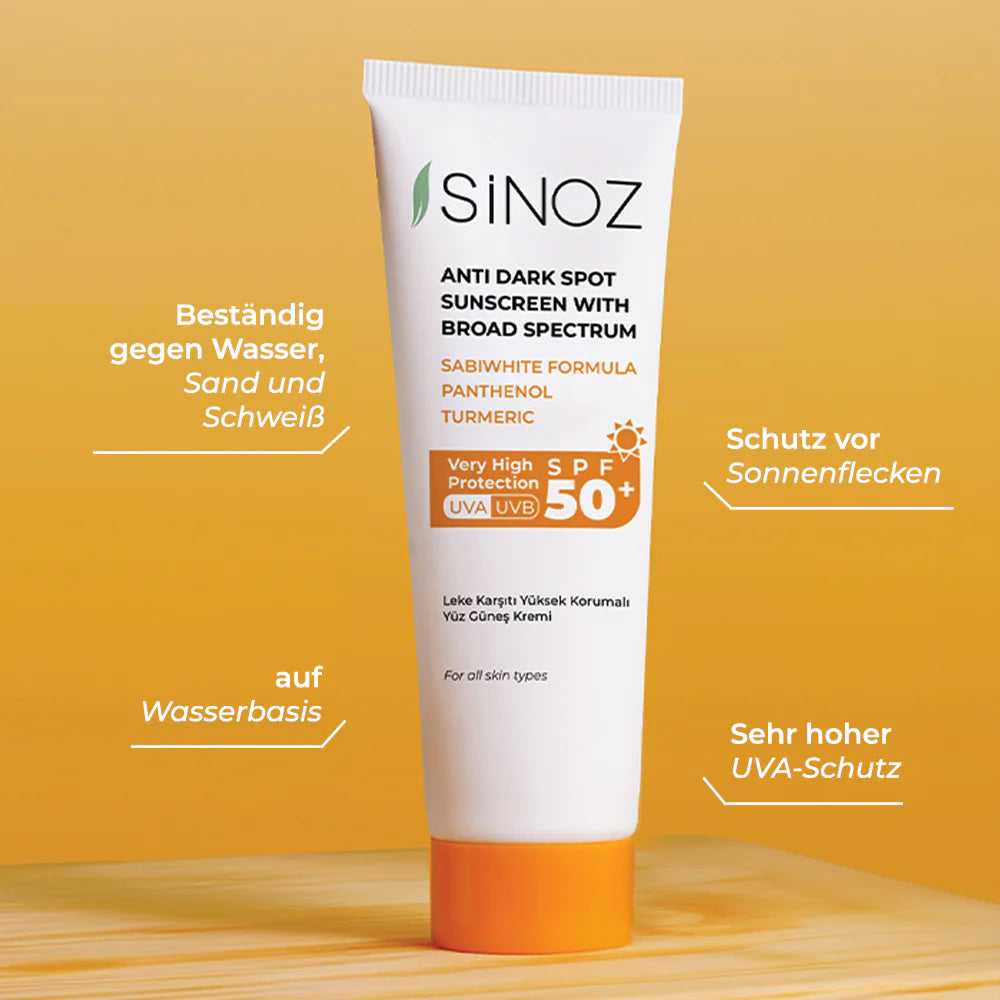 Sinoz Sonnenschutzcreme SPF50+ gegen dunkle Flecken 50ml