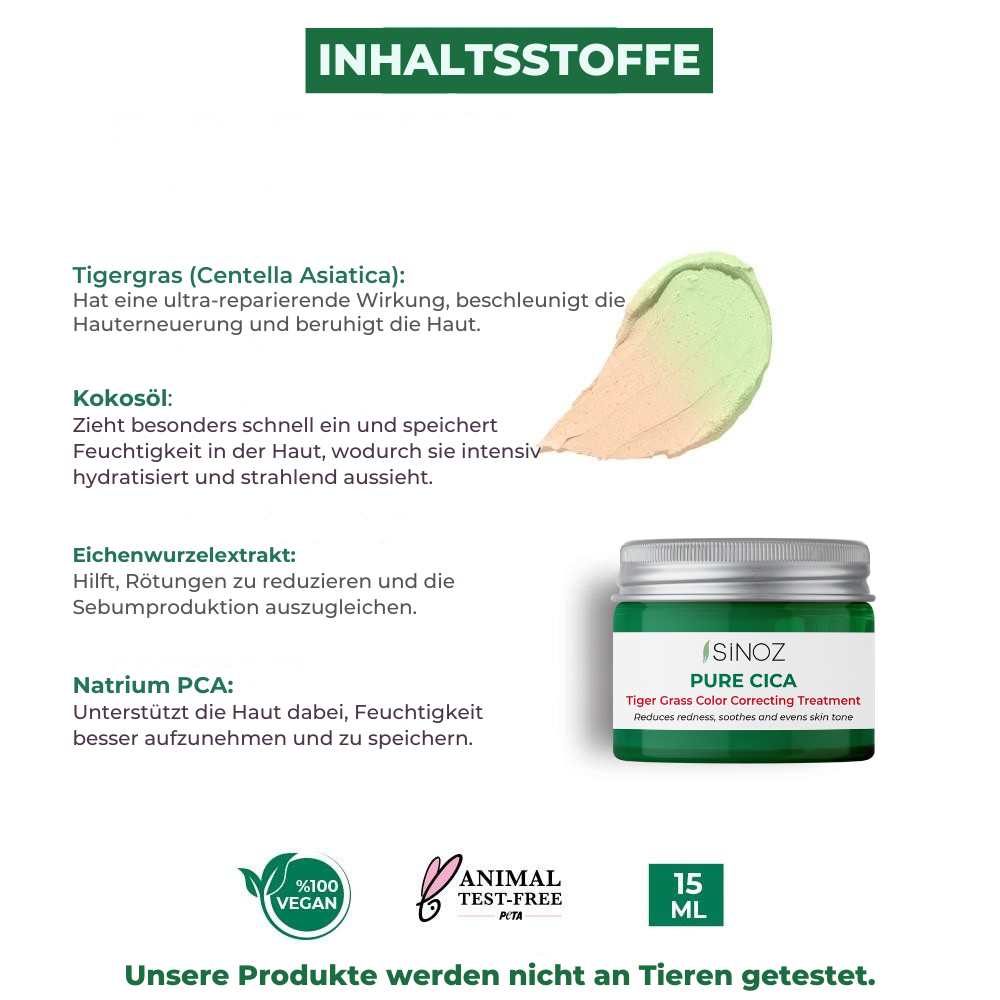 Sinoz Pure Cica Tigergrass 15ml