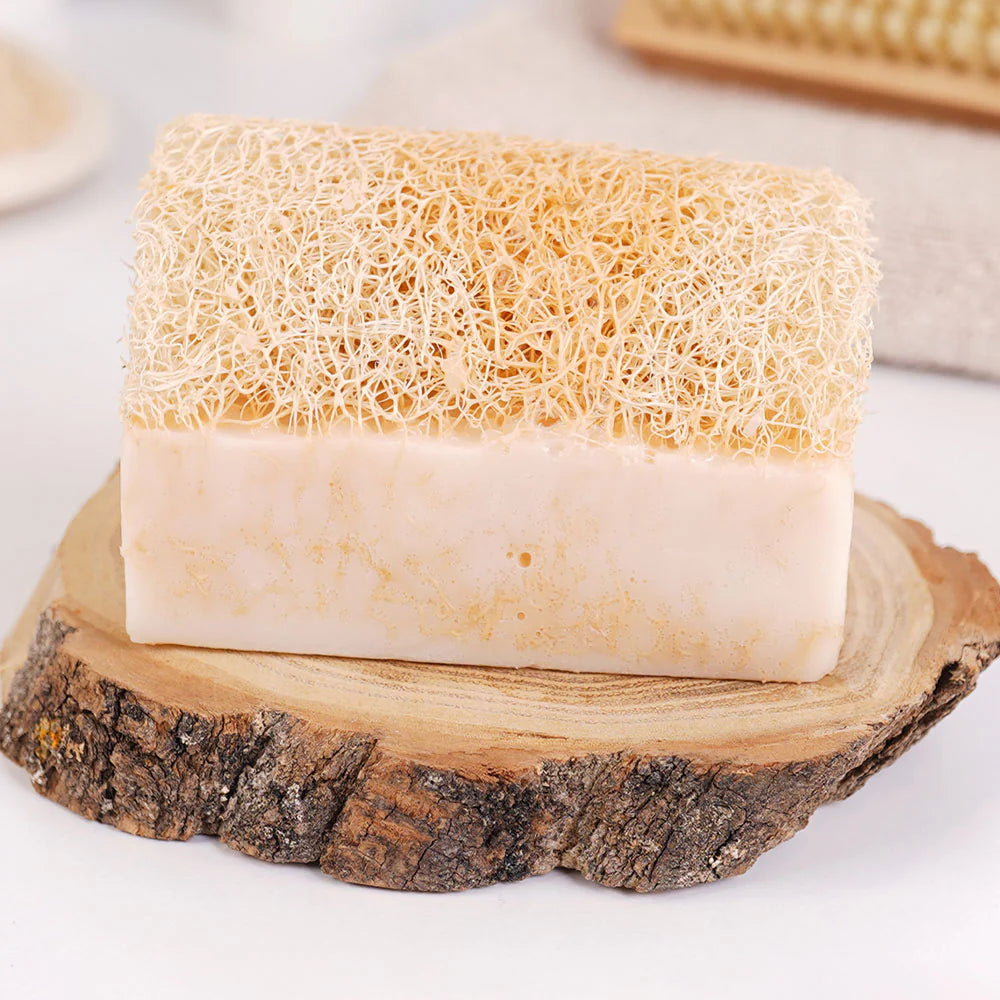 Pür Doğal 100% Natürliche Kürbisfaser Seife mit Ziegenmilch 130gr