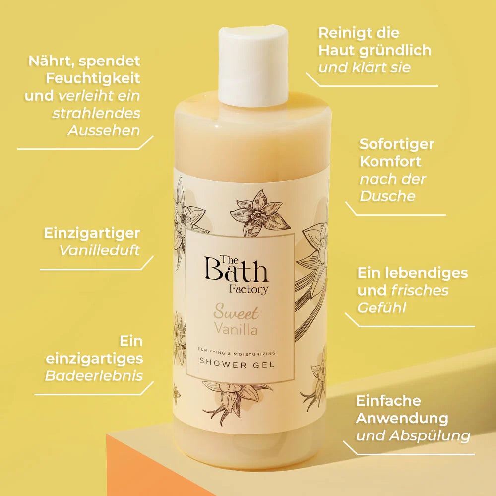 The Bath Factory Vanille Duschgel 400ml