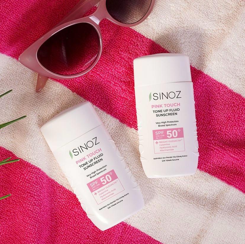 Sinoz Pink Touch Flüssigsonnencreme SPF 50+ 50ml