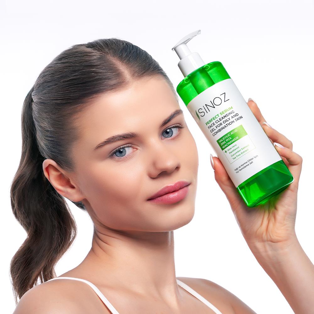 Sinoz Gesichtsreinigungsgel für fettige Haut und Mischhaut 200ml